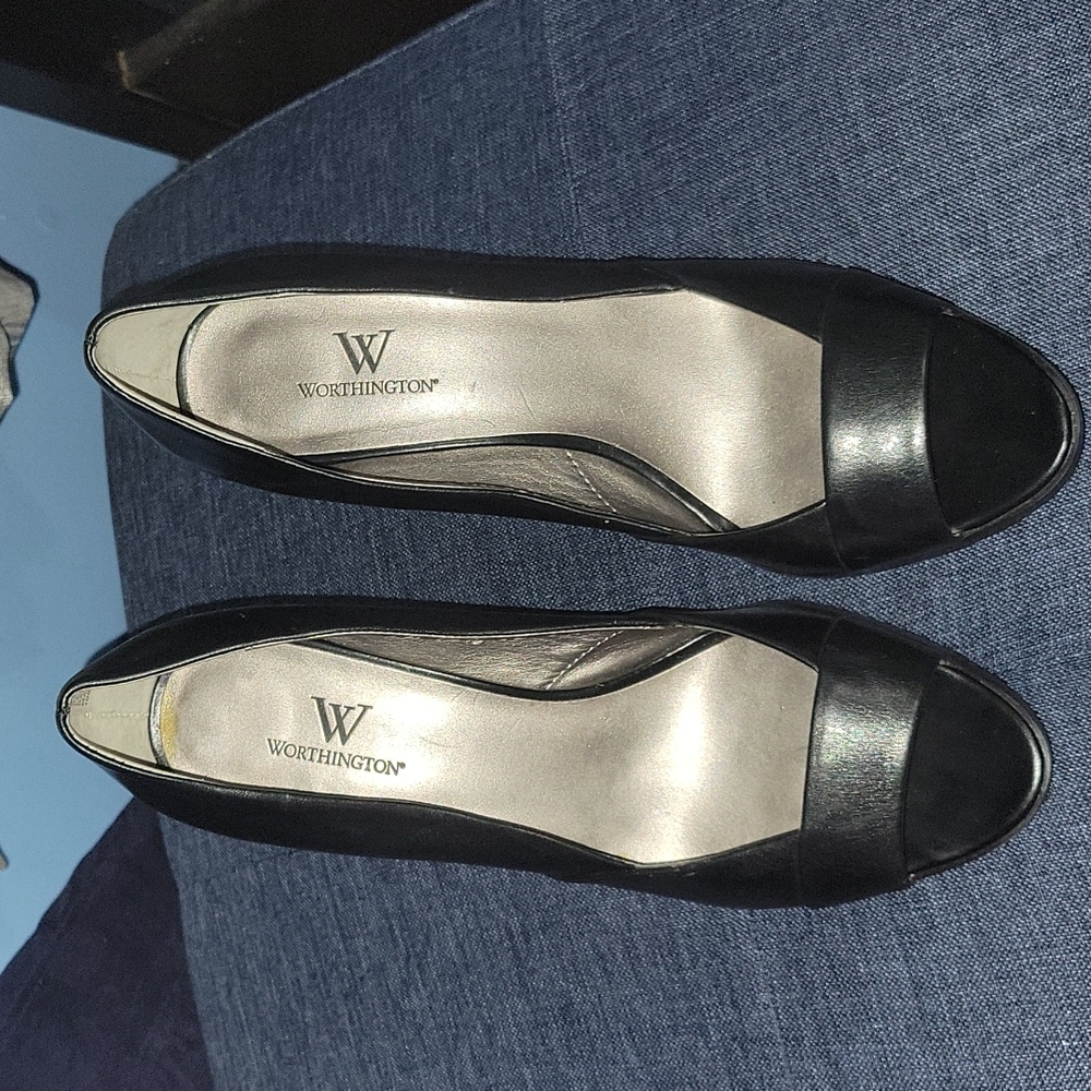 Worthington - Open Toe Pumps